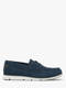 dark blue suede