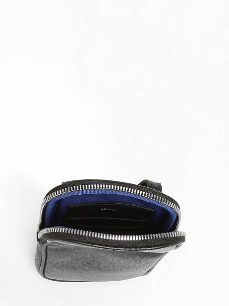 Leather Emile Phone Case Le tanneur Black emile TMIL3B40 other view 3
