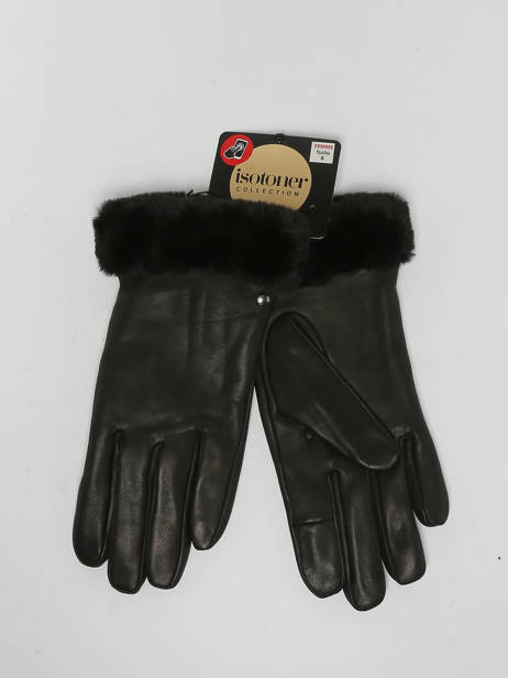 Gants Isotoner Noir women gloves 85312