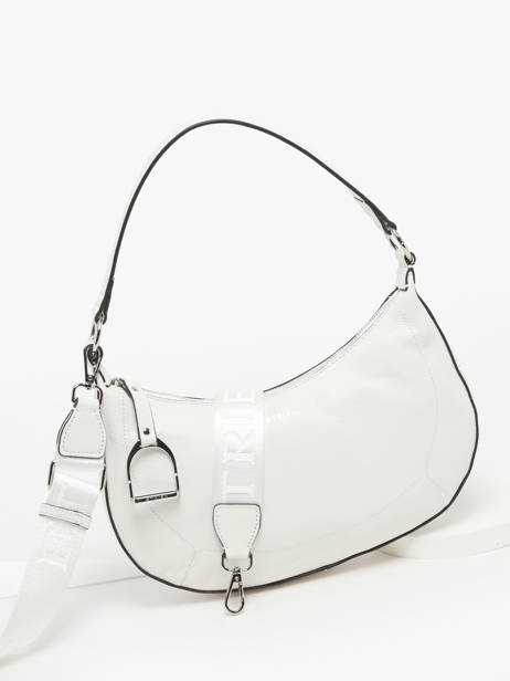 Medium Leather Altesse Shoulder Bag Etrier White altesse EALT017M other view 2