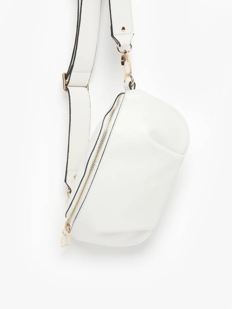 Medium Leather Tradition Belt Bag Etrier White tradition ETRA022M other view 2