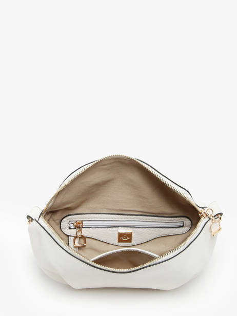 Medium Leather Tradition Belt Bag Etrier White tradition ETRA022M other view 3