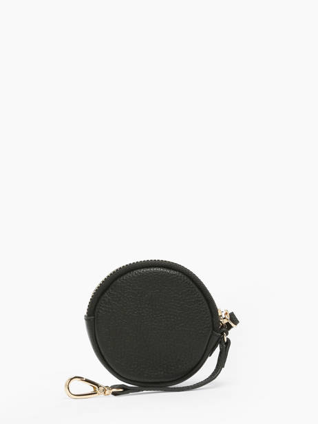 Round Leather Tradition Coin Purse Etrier Black tradition ETRA402M other view 2