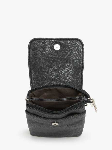 Sac BandouliÃ¨re Grained Miniprix Noir grained F3609 vue secondaire 3