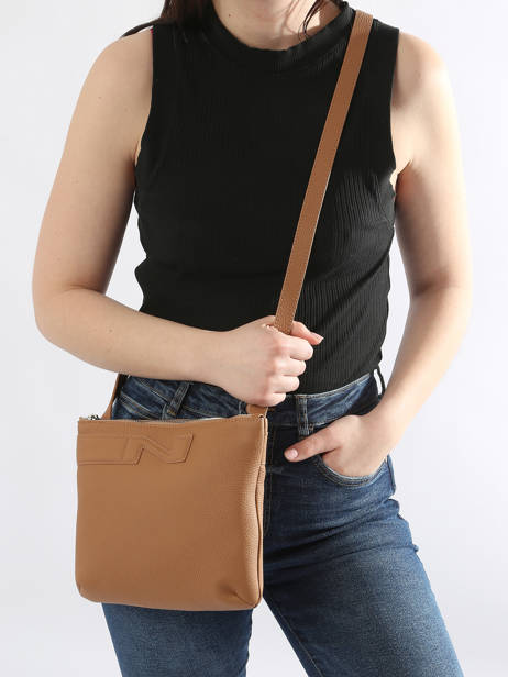 Leather Napoli Crossbody Bag Nathan baume Brown n city 2 other view 1