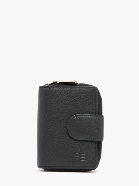 Wallet Leather Crinkles Blue caviar 14277