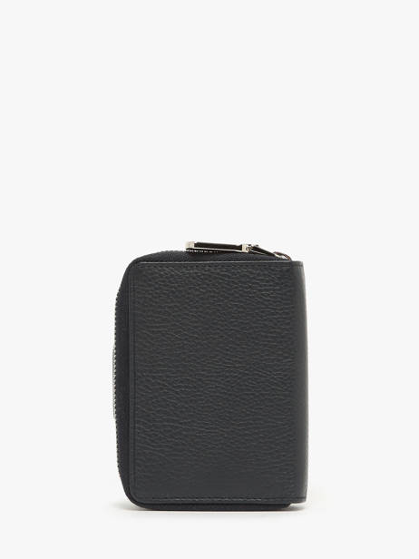 Wallet Leather Crinkles Blue caviar 14277 other view 2