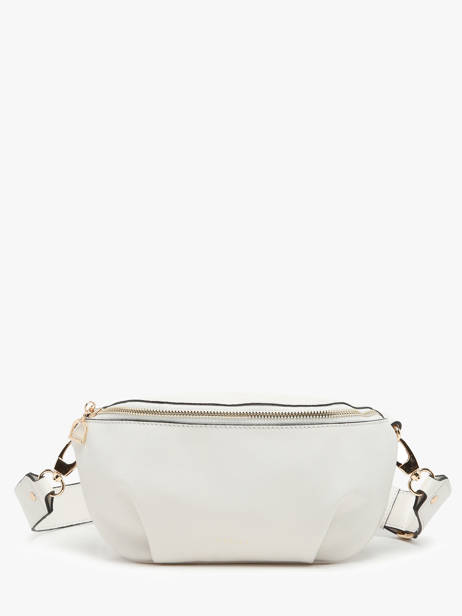Medium Leather Tradition Belt Bag Etrier White tradition ETRA022M