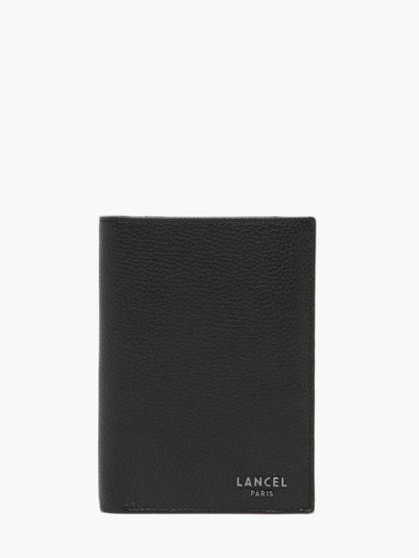 Leather Côme Wallet Lancel Black come A12883
