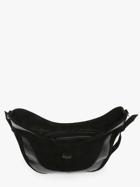 Sac PortÃ© Ã©paule Luna Cuir Great by sandie Noir luna SNA vue secondaire 3