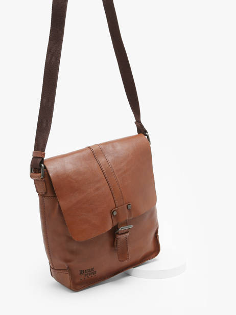 Crossbody Bag Basilic pepper Brown traveler BTRA04 other view 3