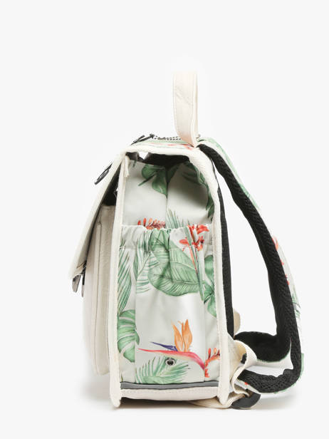 Backpack 1 Compartment Cameleon Multicolor retro SD30 other view 2
