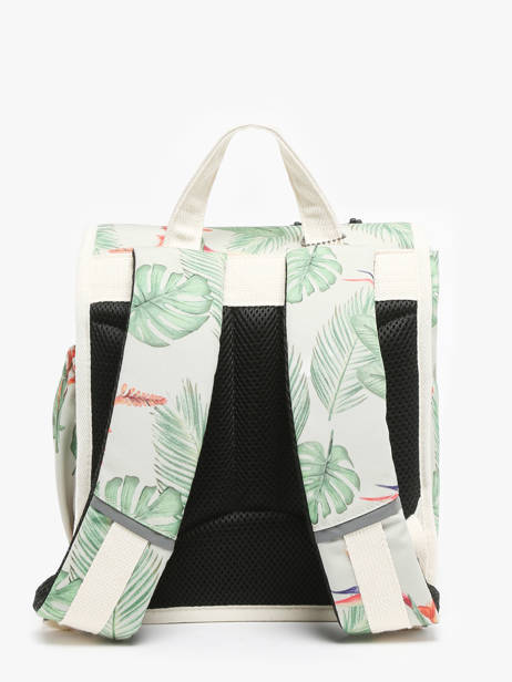 Backpack 1 Compartment Cameleon Multicolor retro SD30 other view 4