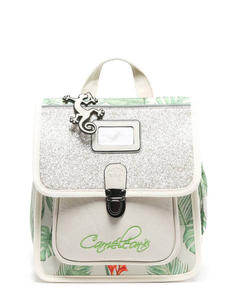 Backpack 1 Compartment Cameleon Multicolor retro SD30 other view 6