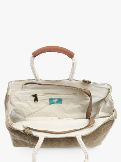 Satchel Naturel Le voyage en panier Beige naturel PM807 other view 3