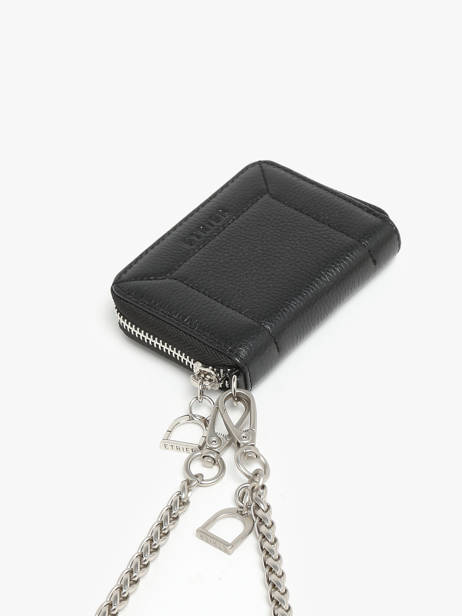 Coin Purse Altesse Leather Etrier Black altesse EALT090S other view 1