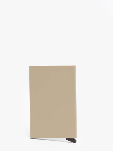 Card Holder Leather Secrid Beige powder CP other view 2