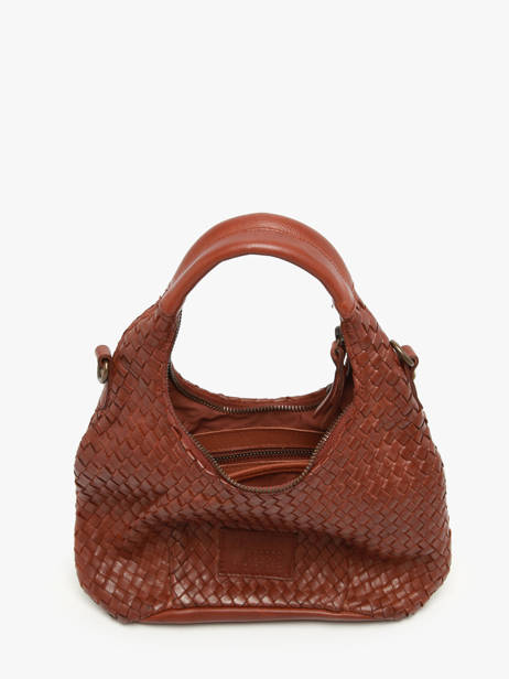 Shoulder Bag Parma Leather Basilic pepper Brown parma BPAR03 other view 3