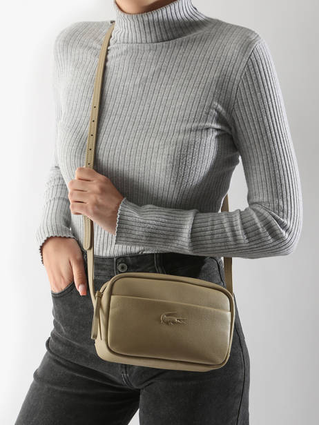 Shoulder Bag City Court Leather Lacoste Beige city court NF4506IE other view 1