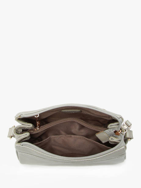Shoulder Bag Luna Leather Hexagona Silver luna 6820086 other view 3