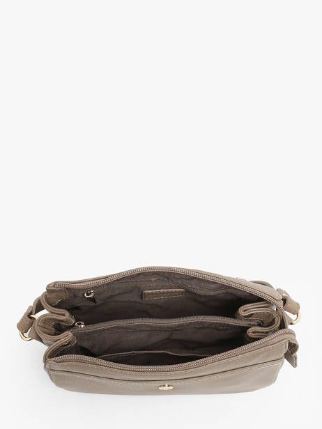 Shoulder Bag Luna Leather Hexagona Brown luna 6820086 other view 3