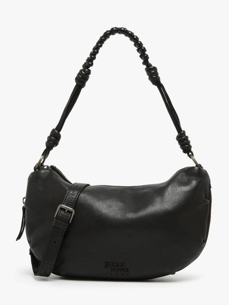 Shoulder Bag Tokyo Leather Basilic pepper Black tokyo BTOK02