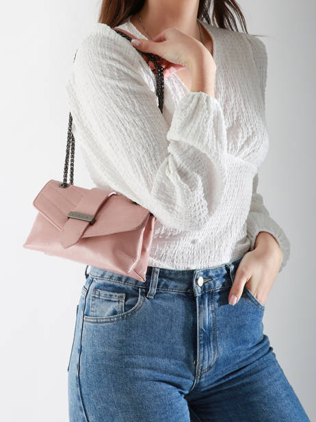 Crossbody Bag Jana Amour Leather Etrier Pink jana amour EJAM002R other view 1