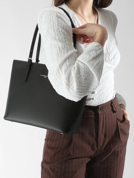 Shoulder Bag Smooth Leather Lancaster Beige smooth 7 other view 1