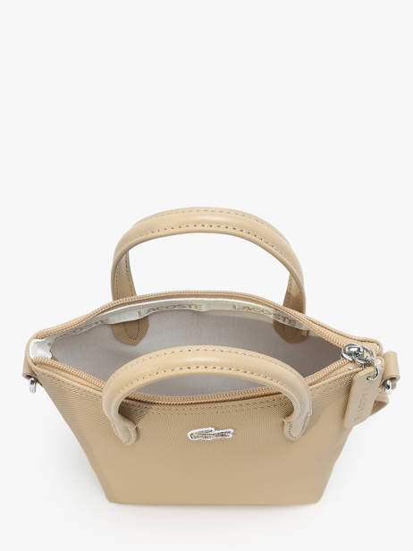 Sac BandouliÃ¨re L.12.12 Concept Lacoste Beige l.12.12 concept NF2609PO vue secondaire 3