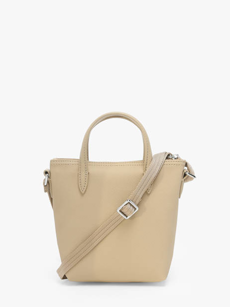 Sac BandouliÃ¨re L.12.12 Concept Lacoste Beige l.12.12 concept NF2609PO vue secondaire 4