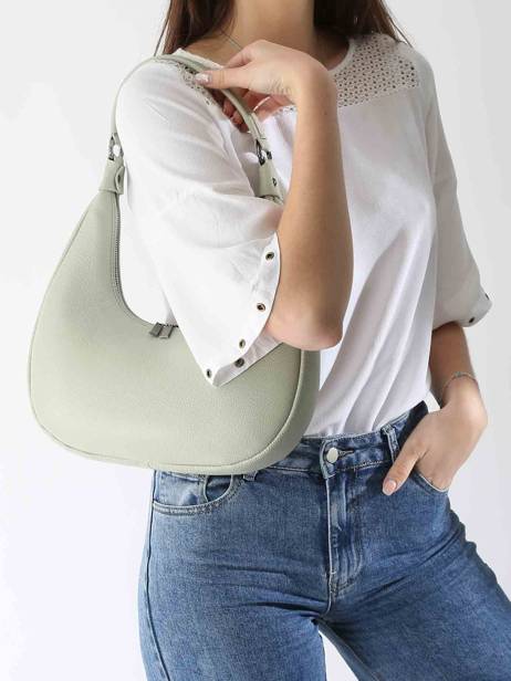 Shoulder Bag Caviar Leather Milano Green caviar CA24121 other view 1
