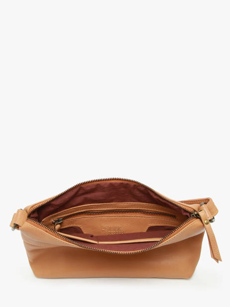 Shoulder Bag Cow Leather Basilic pepper Brown cow BCOW68 other view 3
