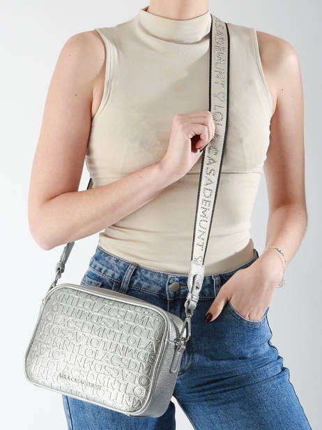 Shoulder Bag Logo Lola casademunt Silver logo 66 other view 1