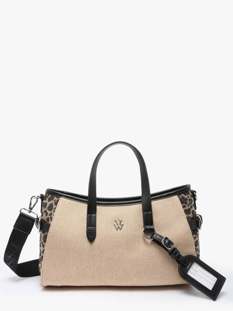 Satchel Leopard Vanessa wu Beige leopard MA0132M