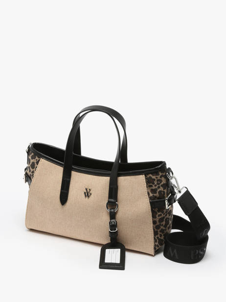 Satchel Leopard Vanessa wu Beige leopard MA0132M other view 2