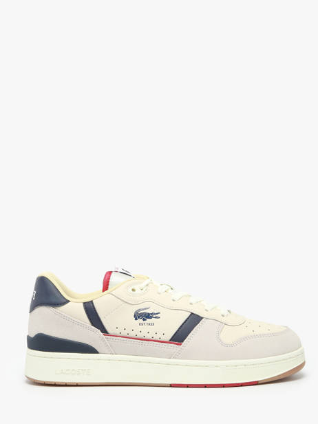 Sneakers T-clip In Leather Lacoste Beige men 8SMA0103