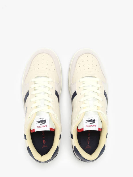 Sneakers T-clip In Leather Lacoste Beige men 8SMA0103 other view 3
