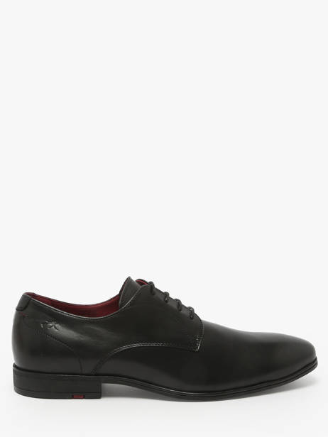 Formal Shoes Memory In Leather Fluchos Black men F0842