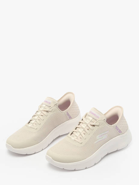 Sneakers Skechers Beige women 124836 other view 2