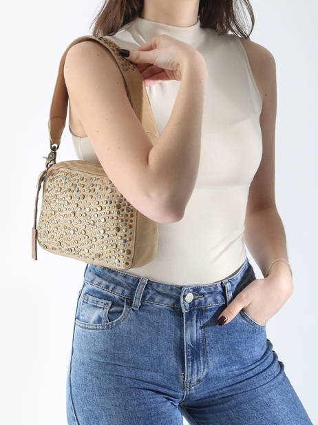 Crossbody Bag Heritage Leather Biba Yellow heritage LOS1L other view 1