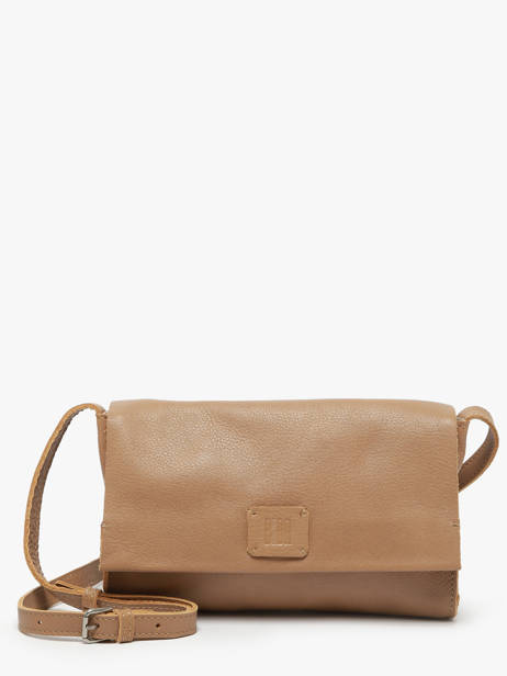 Sac BandouliÃ¨re Leather Cuir Biba Marron leather CET3L
