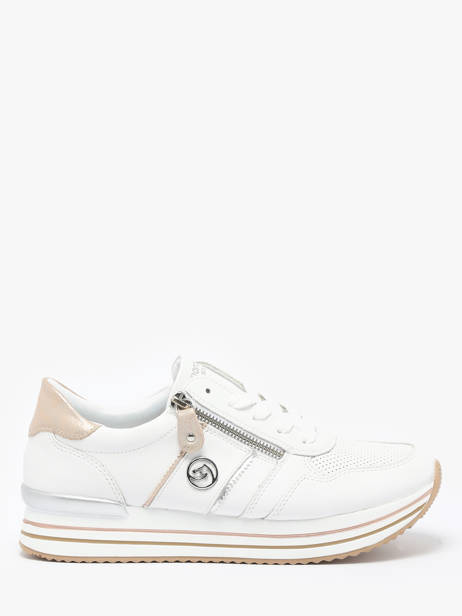 Sneakers In Leather Remonte White women 81