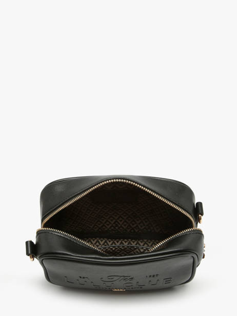 Sac Bandoulière Logo Lulu castagnette Noir logo YZERNAY vue secondaire 3