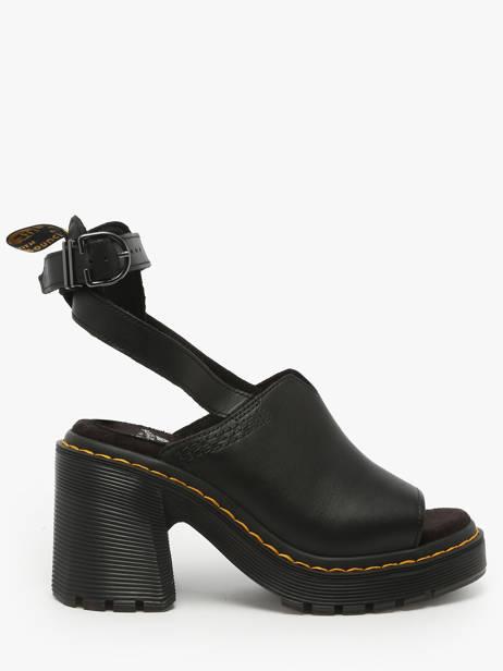 Sandales à Talon Millee Strap En Cuir Dr martens Noir women 40514001