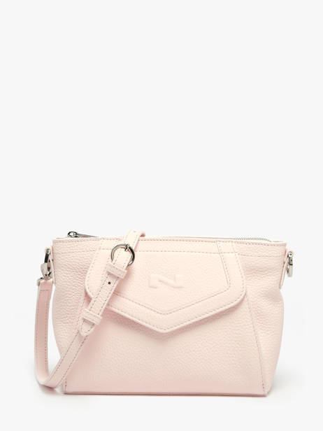 Sac Bandoulière Candy Cuir Nathan baume Rose candy 7