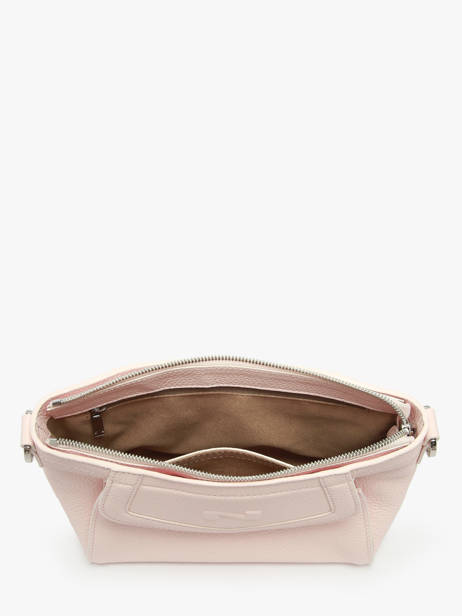 Sac Bandoulière Candy Cuir Nathan baume Rose candy 7 vue secondaire 3
