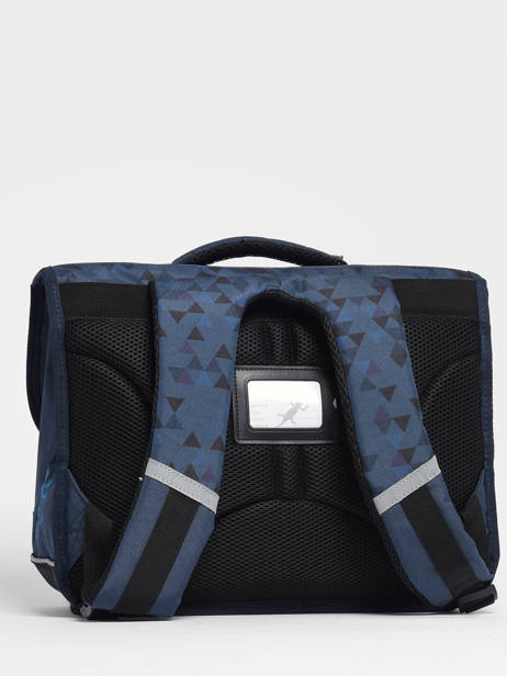 Satchel 2 Compartments Cameleon Blue actual PBBACA35 other view 5