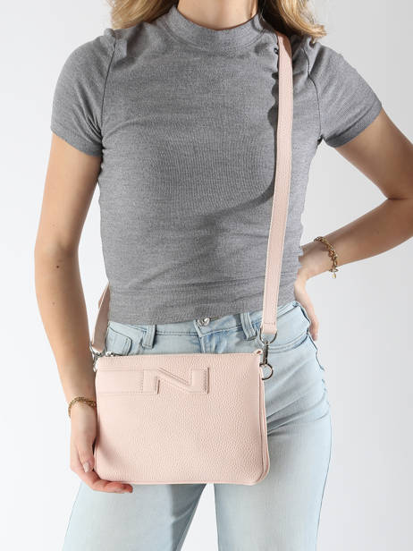 Leather Milano Crossbody Bag Nathan baume Pink n city 3 other view 1