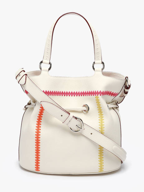 Bucket Bag Premier Flirt Leather Lancel White premier flirt A13387 other view 5