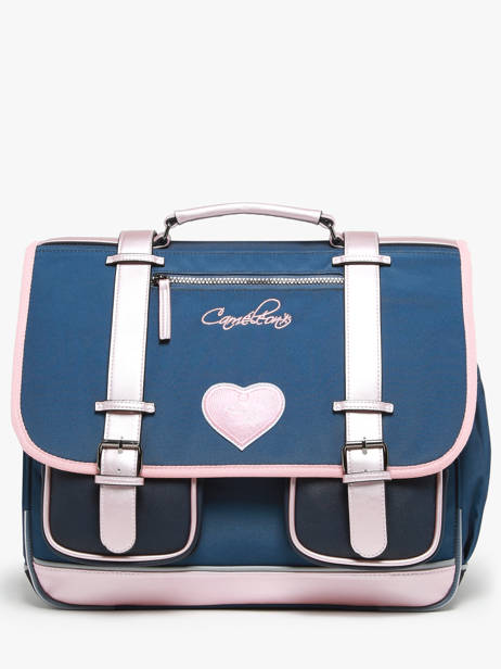Cartable 3 Compartiments Cameleon Bleu vintage fantasy PBVGCA41